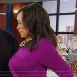 Paulina’s purple gathered dress on Days of our Lives