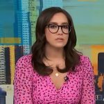 Savannah’s pink floral print dress on NBC News Daily