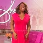 Sherri’s pink v-neck dress on Sherri