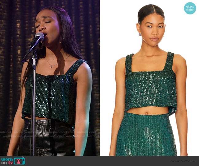 Show Me Your Mumu Tara Crop Top worn by Tori (Lauryn Hardy) on All American