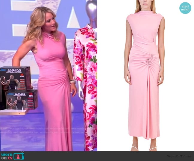 Simkhai Acacia Midi Dress worn by Sara Haines on The View