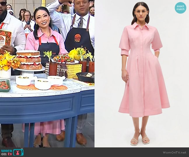Simkhai Jazz Cotton Midi Dress worn by Judy Joo on Today