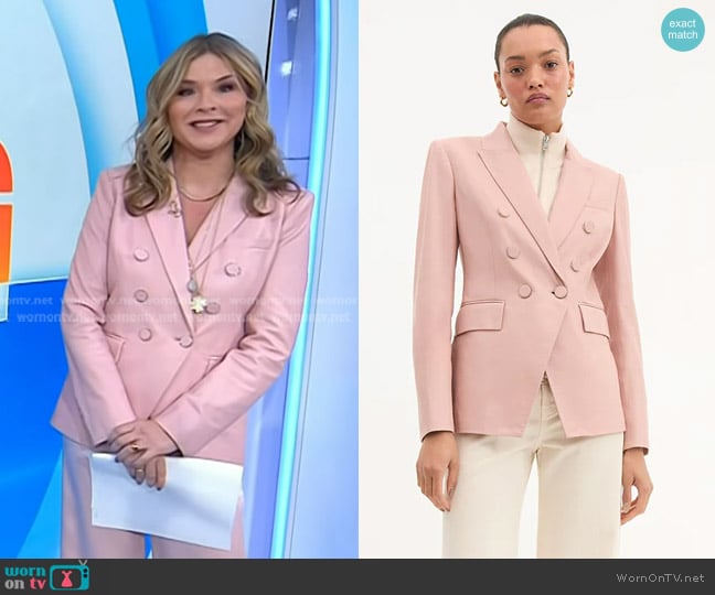 Jenna’s pink leather blazer on Today
