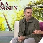 Will Forte’s green jacket and sneakers on Today