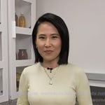 Vicky’s yellow button cuff sweater on Today