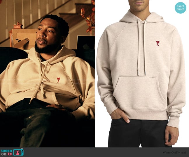 Ami ADC Pullover Hoodie worn by Emmett (Jacob Latimore) on The Chi