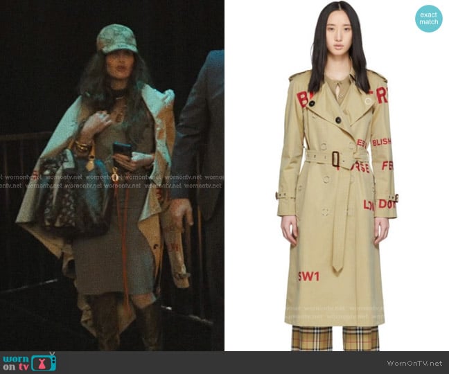 Burberry Horseferry Trench Coat worn by Maya Mason (Kathryn Hahn) on The Studio