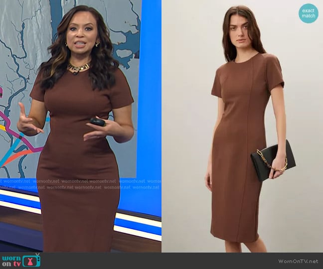 Boss Dukeva Dress worn by Adelle Caballero on Today