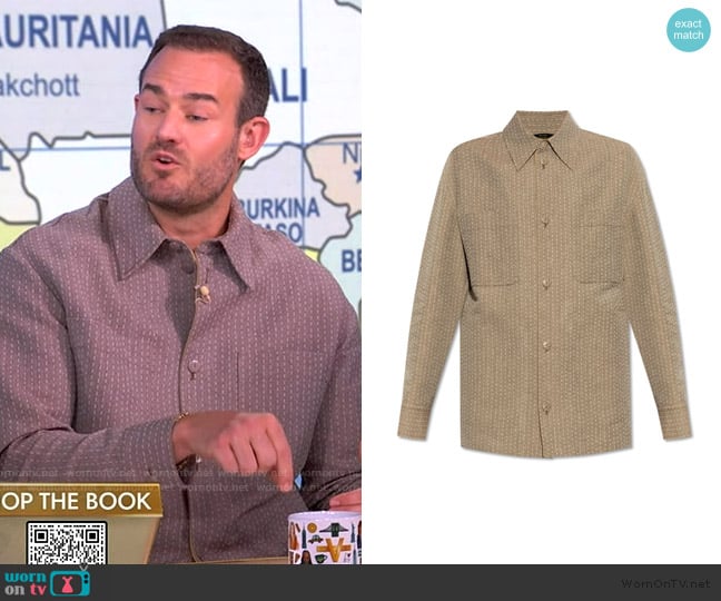 Fendi Single-Breasted Go-To Jacket worn by Brian Kelly on The View