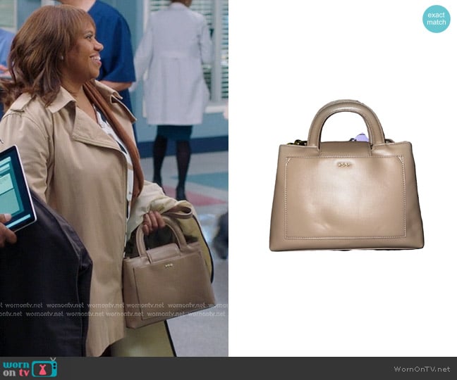 House of Want Top Handle Satchel worn by Miranda Bailey (Chandra Wilson) on Greys Anatomy
