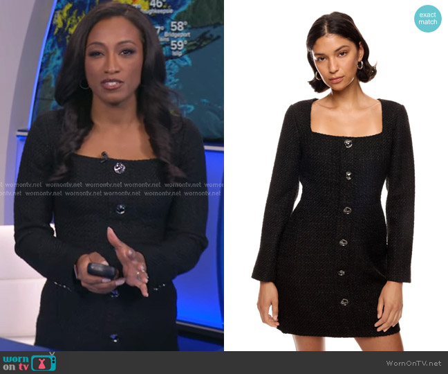Jason Wu x RTR Tweed Mini Dress worn by Brittany Bell on Good Morning America