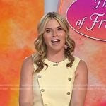 Jenna’s yellow double breasted mini dress on Today
