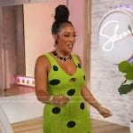 Khadeen Ellis’s green cutout maxi dress on Sherri