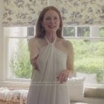 Kiki’s white twist neck dress on Sirens