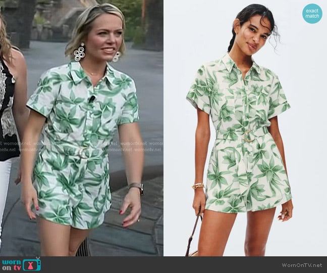 Kivari Lyra Playsuit worn by Dylan Dreyer on Today