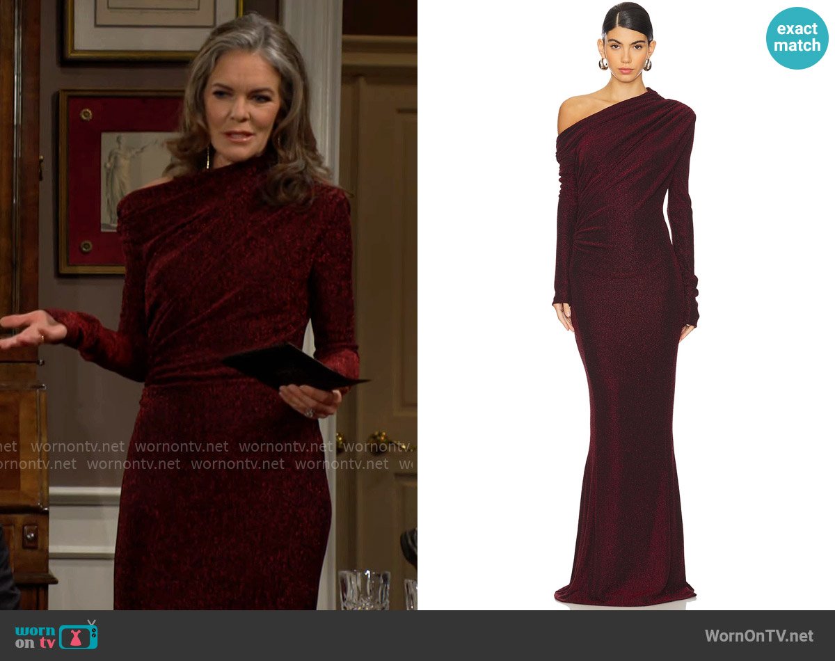 LaMarque Iniala Maxi Dress worn by Diane Jenkins (Susan Walters) on The Young and the Restless
