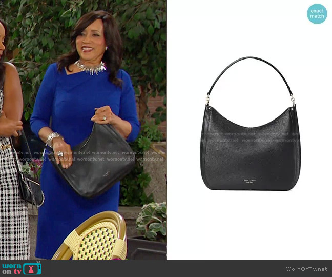 Kate Spade Large Roulette Shoulder Bag worn by Paulina Price (Jackée Harry) on Days of our Lives