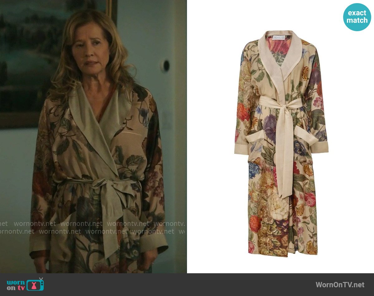One Hundred Stars Primula Stone Gown worn by Patty (Nancy Travis) on Grosse Pointe Garden Society