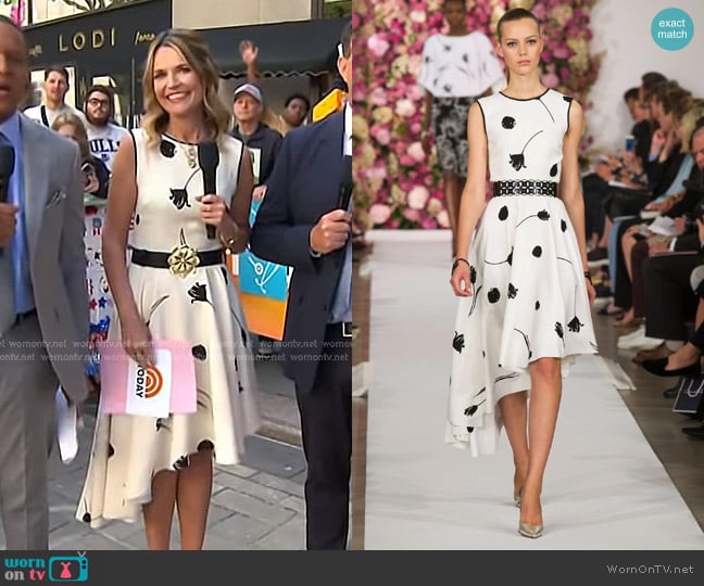Oscar de la Renta Spring 2015 Collection worn by Savannah Guthrie on Today