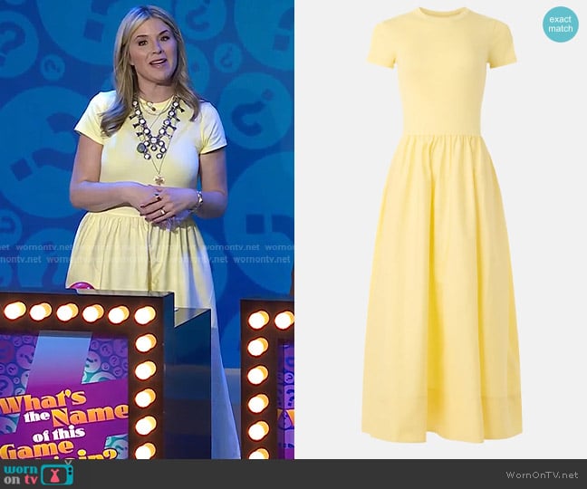 Polo Ralph Lauren Short Sleeve Midi Dress worn by Jenna Bush Hager on Today