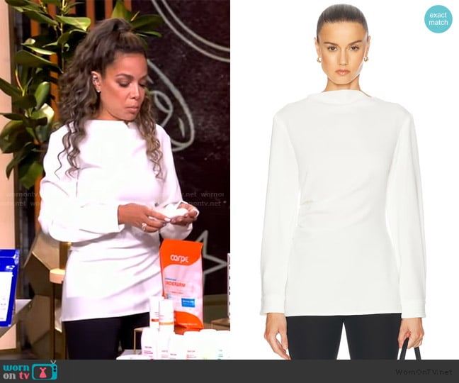 Proenza Schouler Alexis Top worn by Sunny Hostin on The View