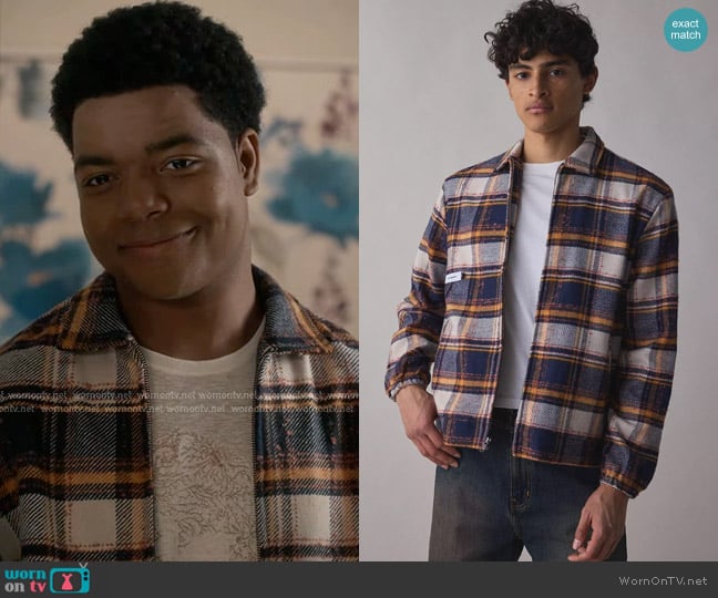Harry’s plaid zip jacket on 9-1-1