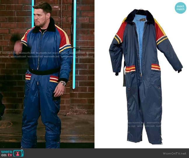 Timber King Ski Winter Suit worn by Michael Bublé on The Voice