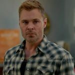 Adam’s plaid western shirt on Chicago PD