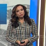 Adelle’s houndstooth jacket on Today
