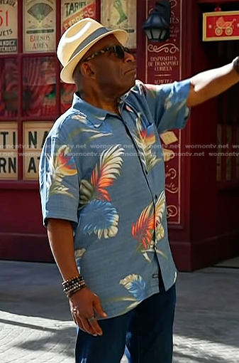 Al Roker’s blue floral shirt on Today