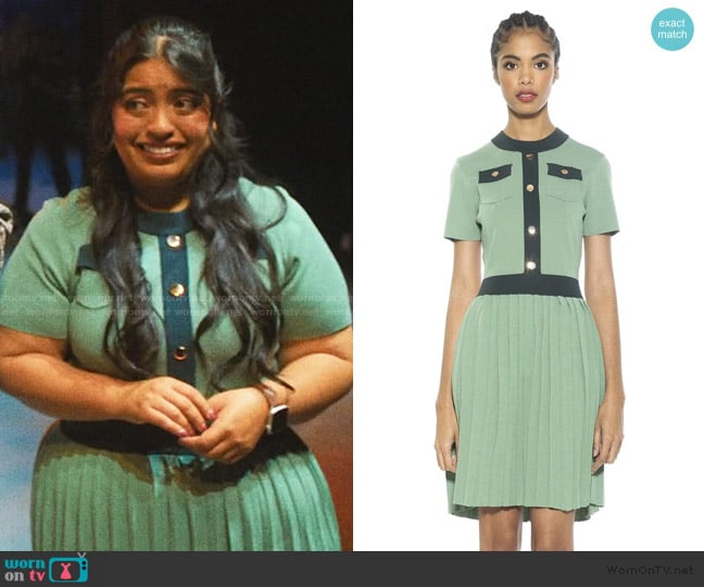 Alexia Admor Ander dress worn by Petra (Keyla Monterroso Mejia) on The Studio