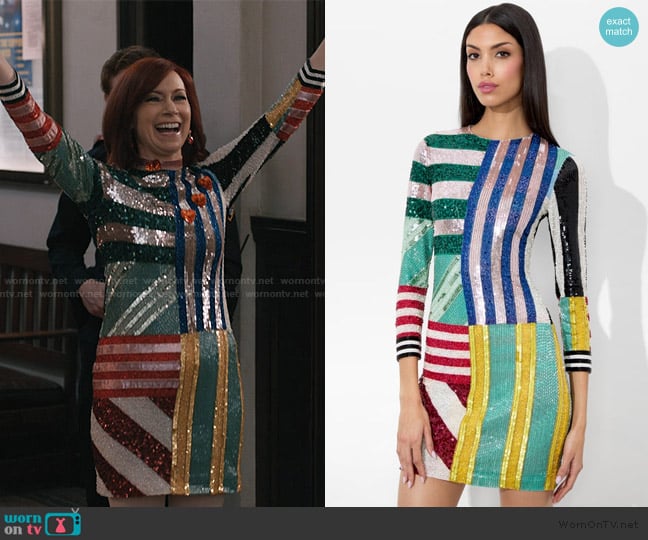 Alice + Olivia Delora Mini Dress worn by Elsbeth Tascioni (Carrie Preston) on Elsbeth