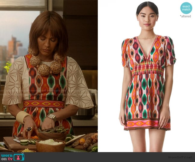  Tatiana Mini Dress worn by Lisa Todd Wexley (Nicole Ari Parker) on And Just Like That