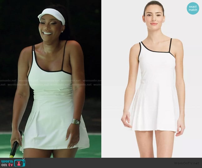 All in Motion Asymmetrical Active Dress worn by Angela Oakley on The Real Housewives of Atlanta