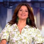 Ana’s floral print midi dress on The View