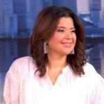 Ana’s white lace blouse on The View