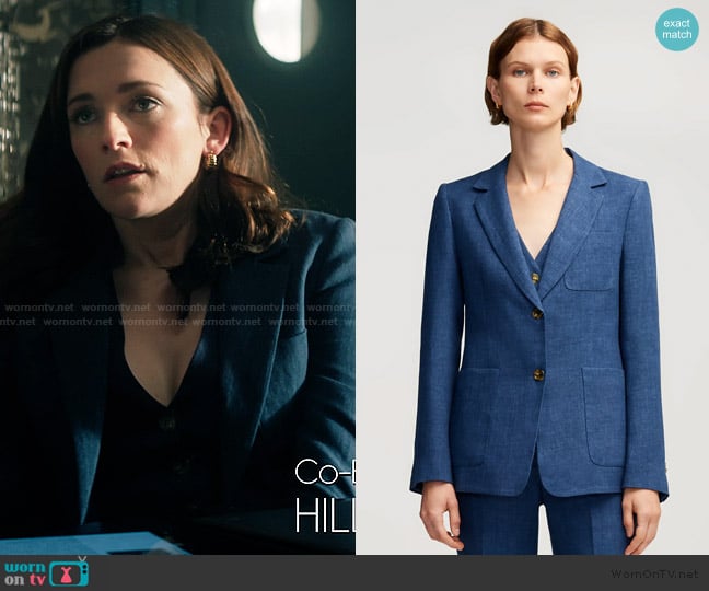 Argent Weekend Blazer in Linen worn by Kate (Charlotte Ritchie) on You
