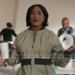 Athena's peplum bomber jacket on 9-1-1