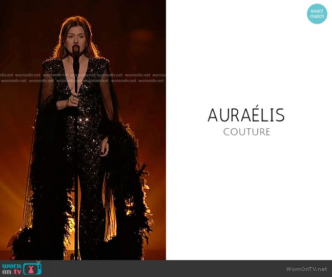 Auraelis Couture custom made worn by Kelly Clarkson on The Voice