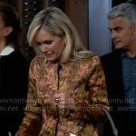 Ava’s printed jacket on General Hospital