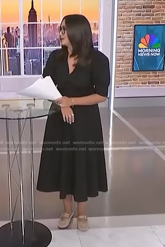 Savannah's beige mesh flats on NBC News Daily