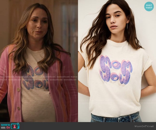 Ba&Sh Veda T-Shirt worn by Maddie Kendall (Jennifer Love Hewitt) on 9-1-1