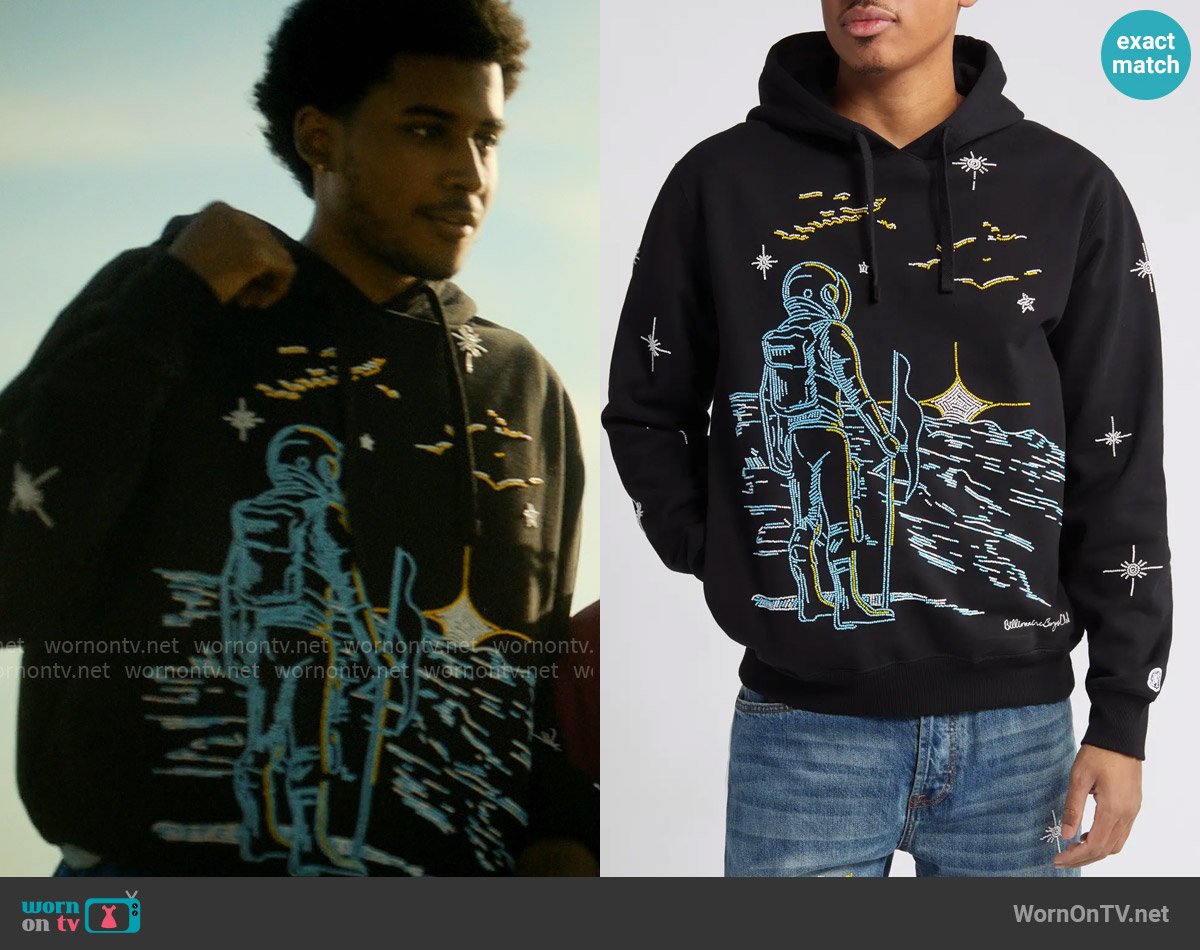 Justin’s astronaut hoodie on Forever