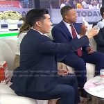 Brian Cheung’s white stripe sneakers on Today