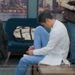 Blue’s white and orange sneakers on Greys Anatomy