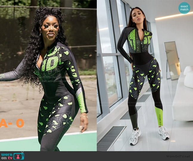 Bona Fide ComeBase Run Like Gepard Lime worn by Porsha Williams on The Real Housewives of Atlanta