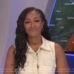 Brittany’s tweed collared mini dress on Good Morning America
