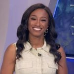 Brittany’s tweed collared mini dress on Good Morning America