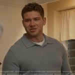 Buck’s blue collared sweater on 9-1-1