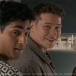 Buck’s brown houndstooth shirt on 9-1-1